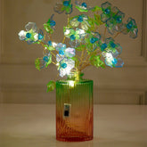 Blue and Golden Accents Cherry Blossom Vase